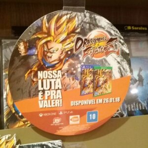 Propaganda Dragon Ball FighterZ - Saraiva - 2018