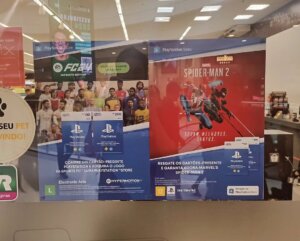 Propaganda EA Sports FC 24 e Spider-Man 2 - Americanas - 2023