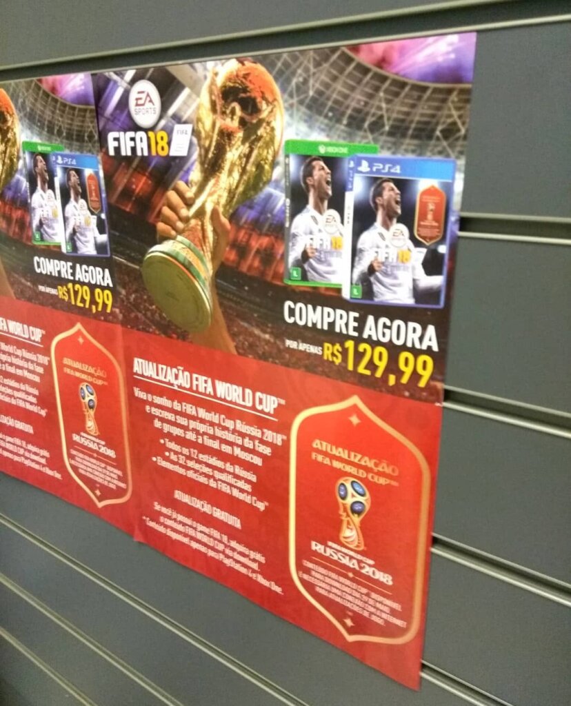 Propaganda FIFA 18 - São Paulo - 2018