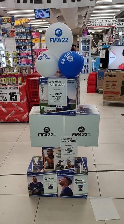 Propaganda FIFA 22 - Americanas - 2021