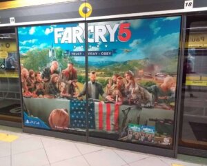 Propaganda Far Cry 5 - Metrô de São Paulo - 2018