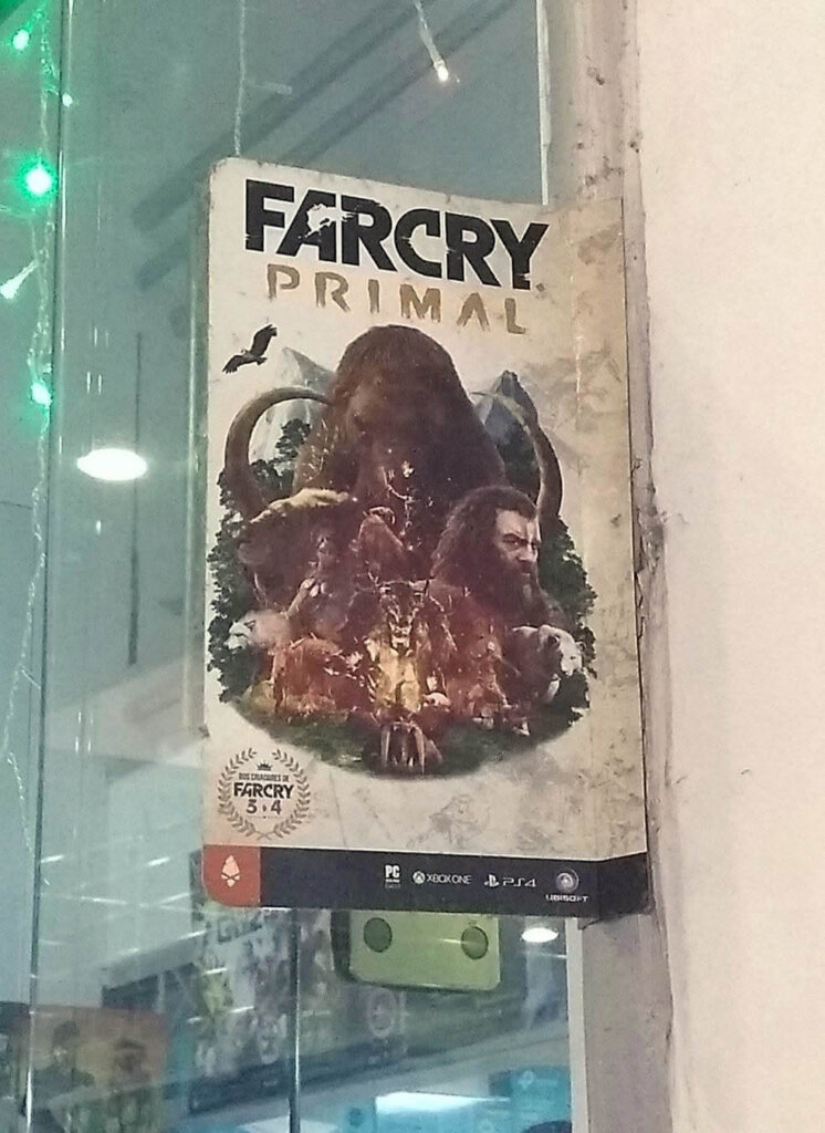 Propaganda Far Cry Primal - São José dos Campos - 2020