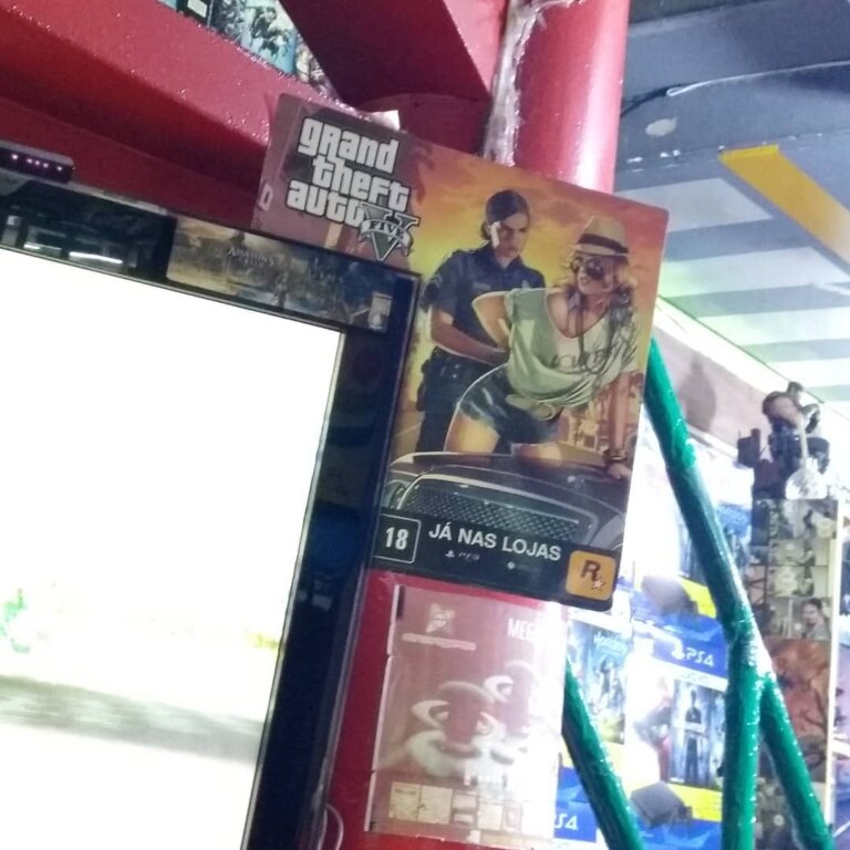 Propaganda GTA V - Galeria São Paulo - 2018