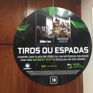 Propaganda Geforce GTX e Ubisoft - São Paulo (@felipedecastro.r) - 2018