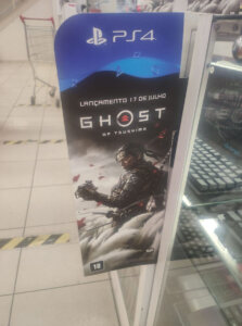 Propaganda Ghost of Tsushima - Americanas - 2020