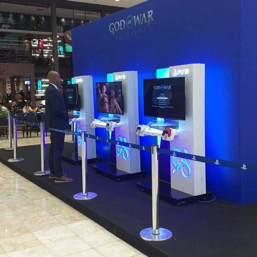 Propaganda God of War Ragnarok - Shopping Center Norte (SP) - 2022