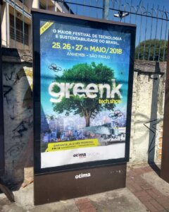 Propaganda Greenk Tech Show - Otima OOH (São Paulo) - 2018