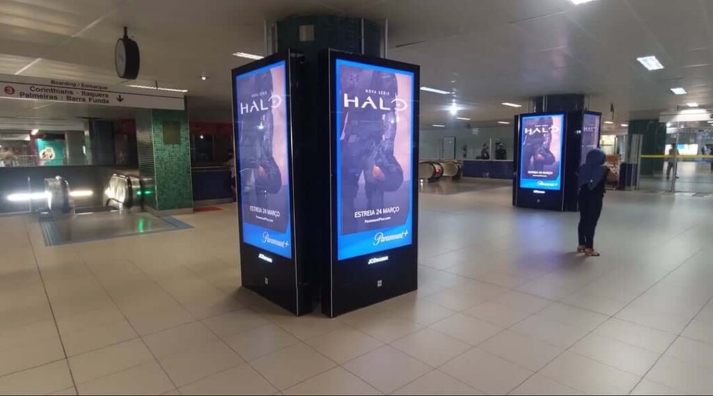 Propaganda Halo - Metrô de São Paulo - 2022