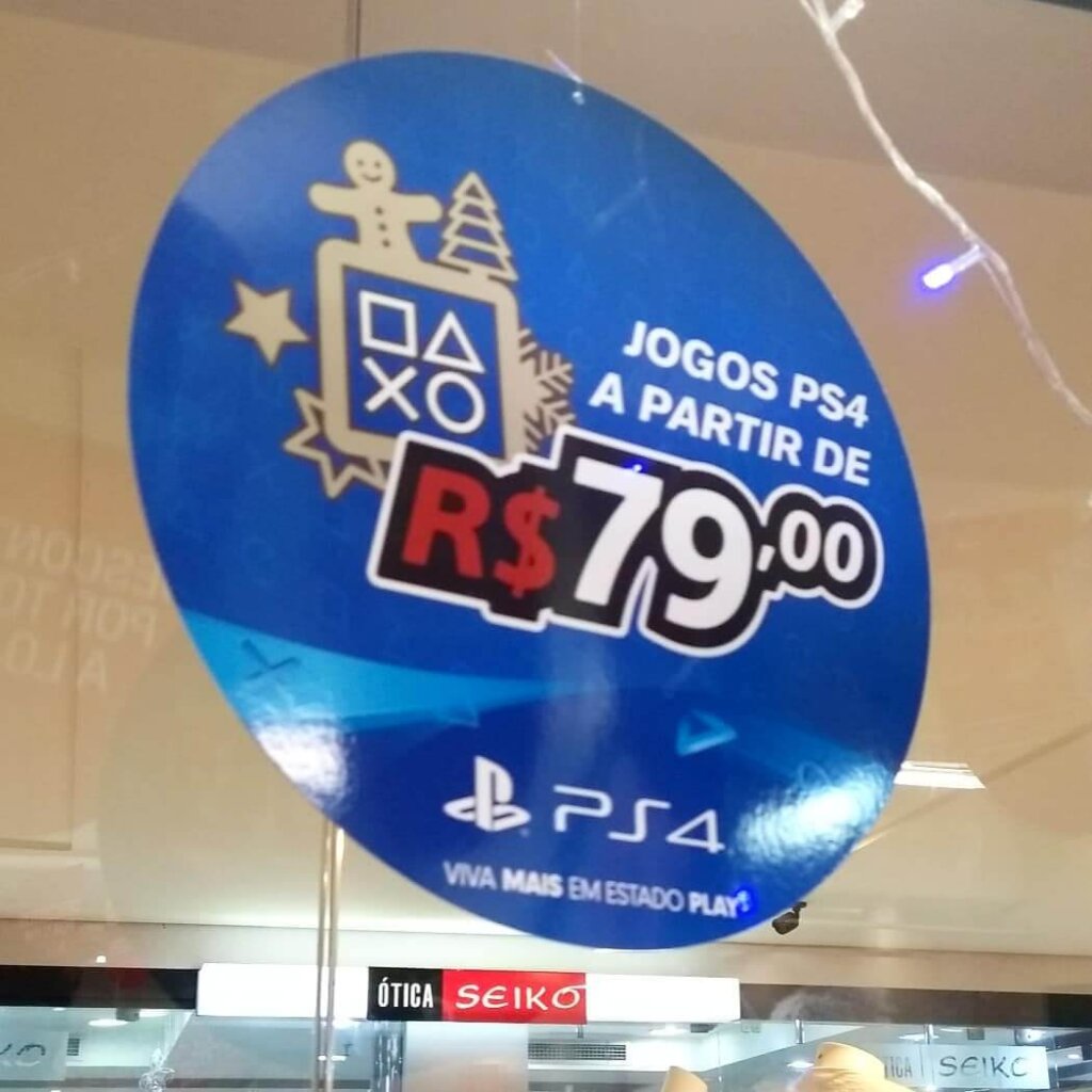 Propaganda Jogos PS4 - Lojas Americanas (@m.amandasouza) - 2018