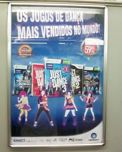 Jogos de Dança - Ubisoft Brasil - Metrô SP - 2012
