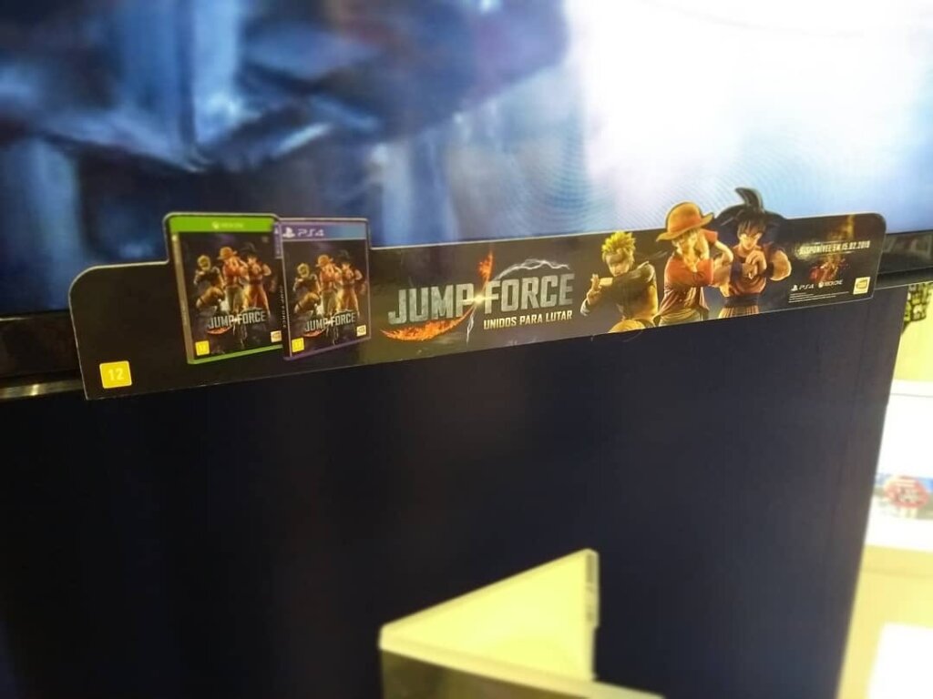 Propaganda Jump Force - São Paulo - 2019