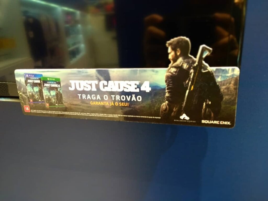 Propaganda Just Cause 4 - Saraiva - 2019