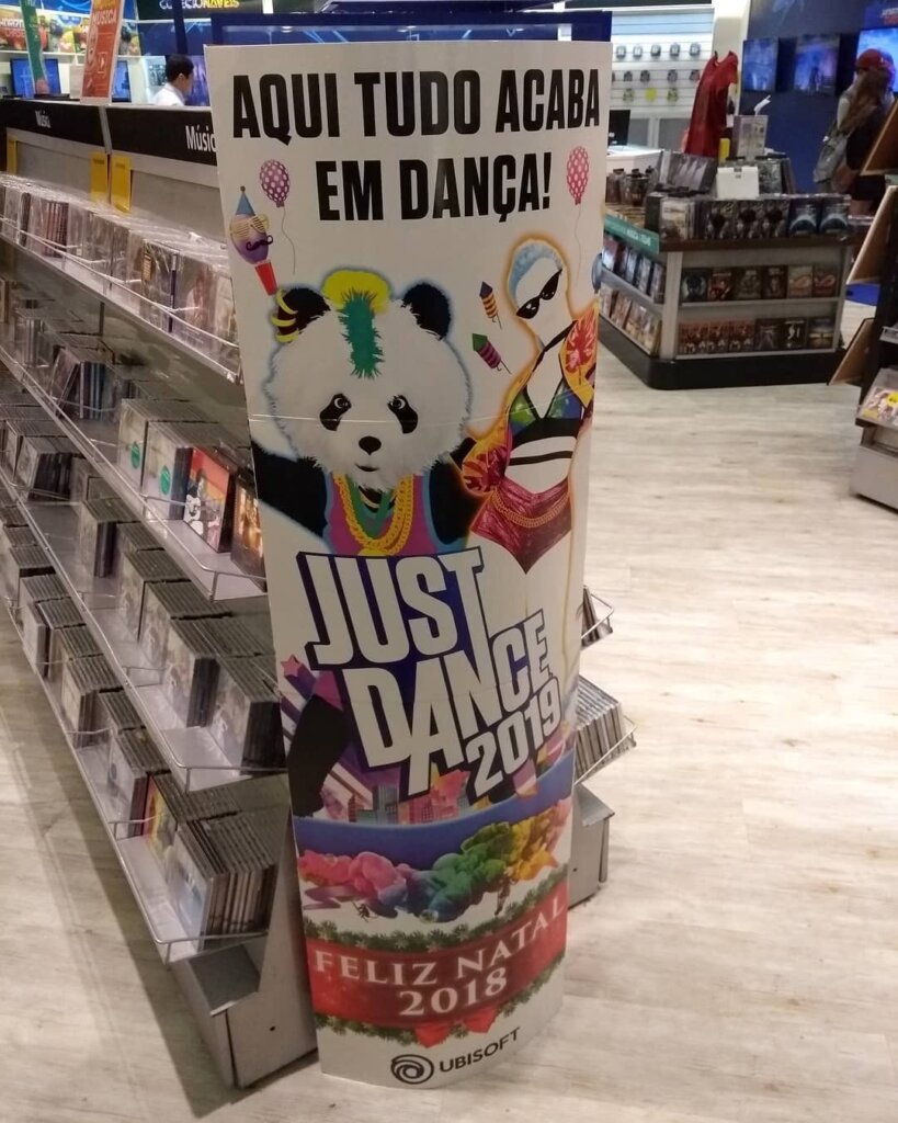Propaganda Just Dance 2019 - Saraiva - 2018