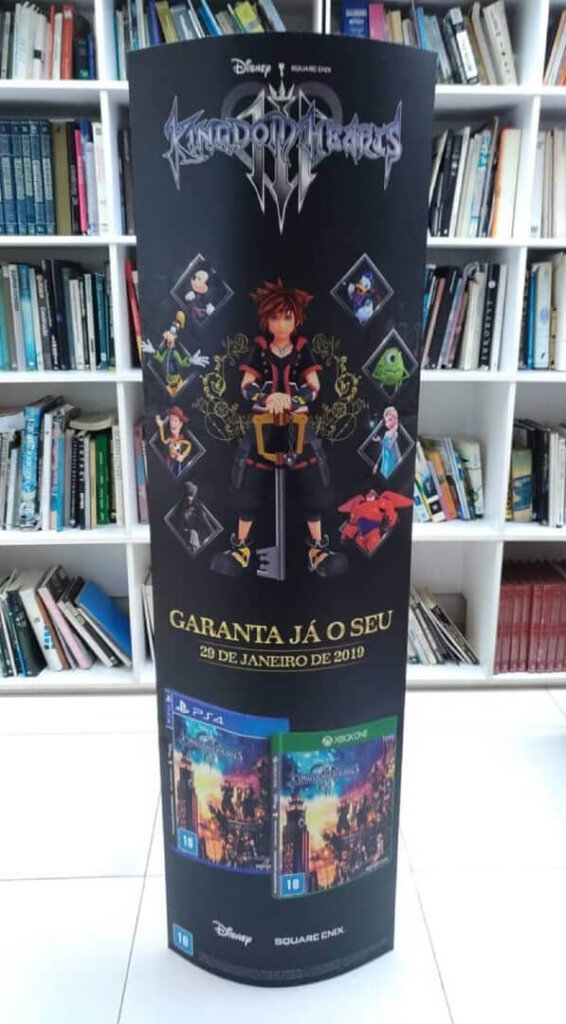 Propaganda Kingdom Hearts 3 - São Paulo (@felipecastro.r) - 2019