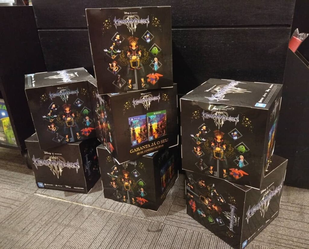 Propaganda Kingdom Hearts 3 - Saraiva - 2019
