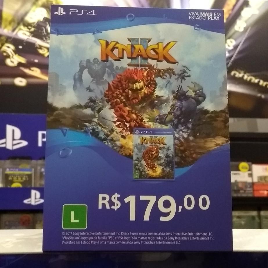 Propaganda Knack 2 - Saraiva - 2017