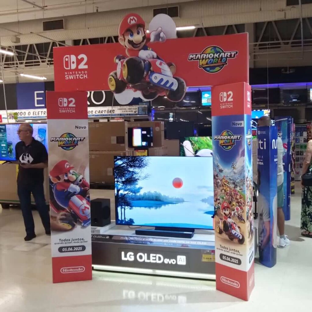 Propaganda Mario Kart World - Carrefour - 2025