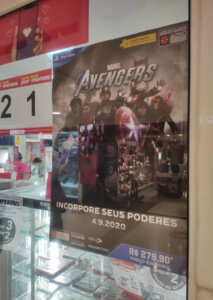 Propaganda Marvel Avengers - Americanas - 2020 (2)
