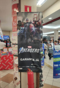 Propaganda Marvel Avengers - Americanas - 2020