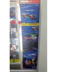 Propaganda Mega Pack (PS4), MediEvil e Concrete Genie - Lojas Americanas - 2020