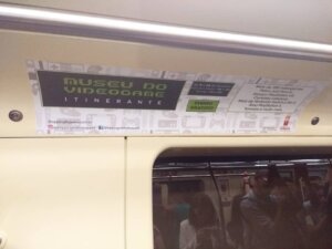 Propaganda Museu do Videogame Itinerante - Metrô de São Paulo - 2019