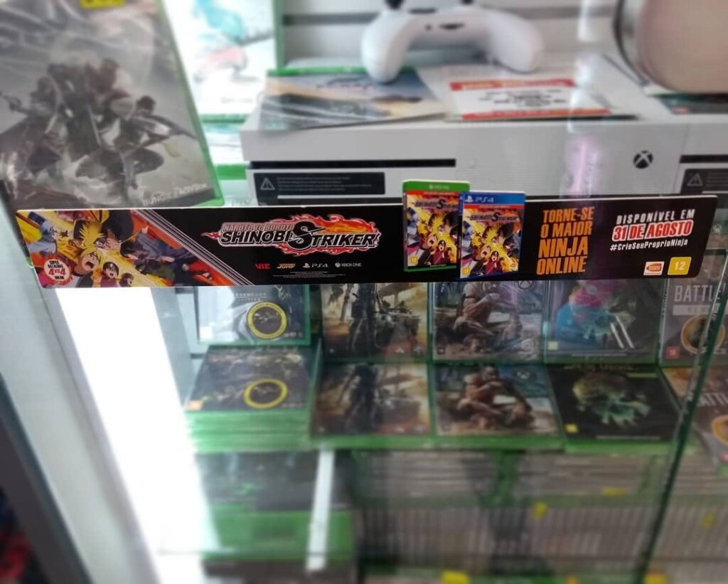 Propaganda Naruto to Boruto Shinobi Striker - Shopping Light (São Paulo) - 2018