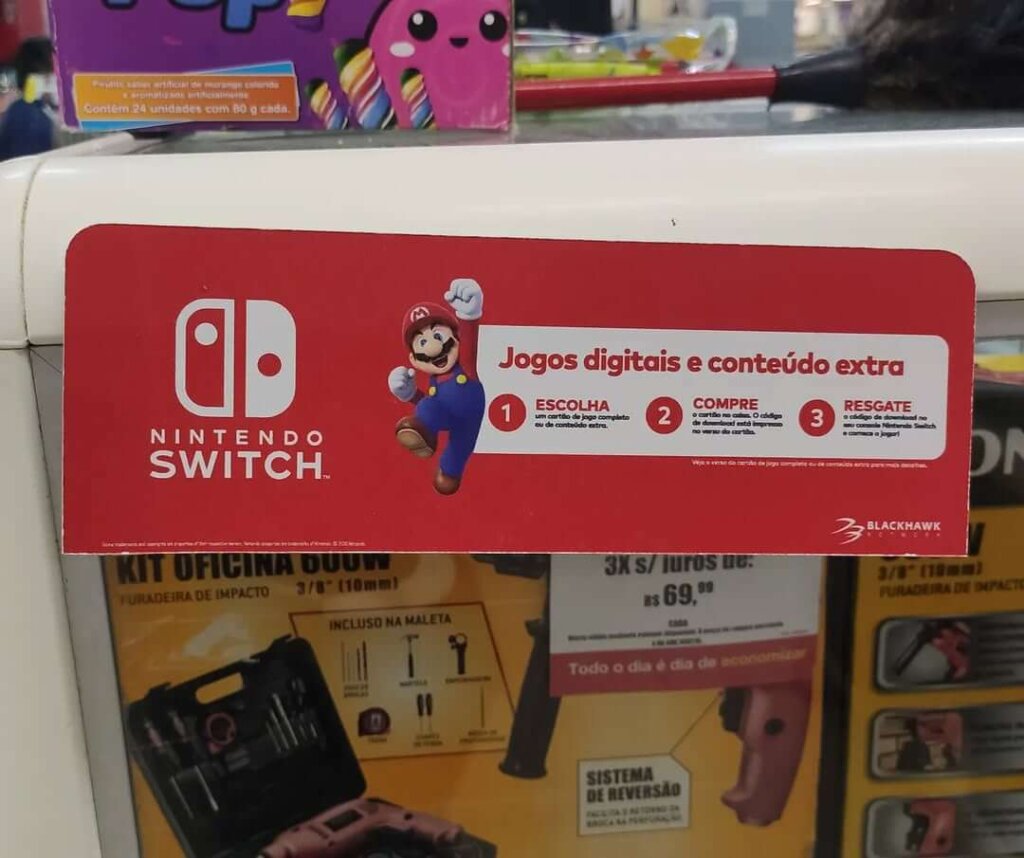 Propaganda Nintendo Switch - Americanas - 2022