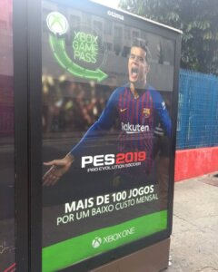 Propaganda PES 2019 (Xbox Game Pass) - Otima OOH (SP) - 2019