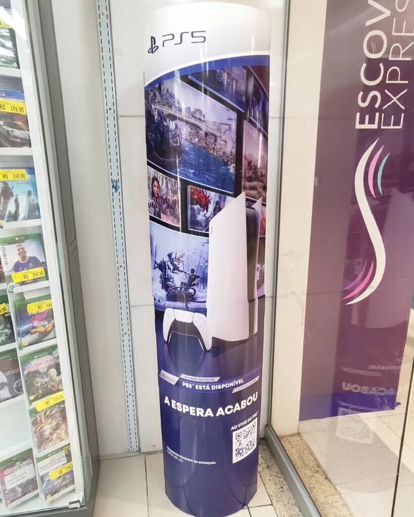 Propaganda PlayStation 5 - Lojas Americanas - 2023