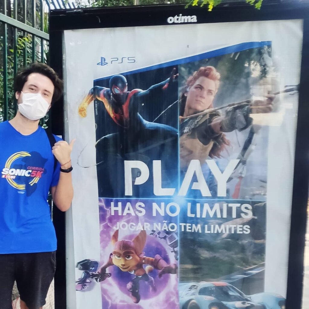 Propaganda PlayStation 5 - São Paulo (Otima OOH) - 2021