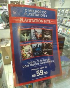 Propaganda PlayStation Hits - Lojas Americanas - 2019