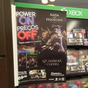 Propaganda Power On Preços Off (Sombras da Guerra) - Saraiva - 2018