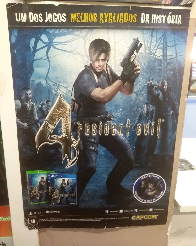 Propaganda Resident Evil 4 - Santa Ifigênia - 2018