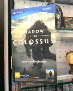 Propaganda Shadow of the Colossus - São Paulo - 2018
