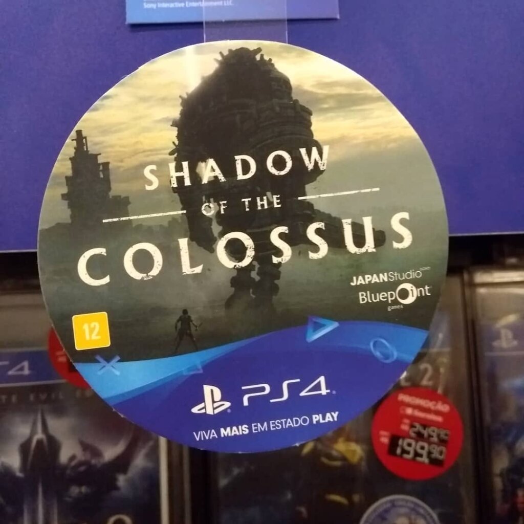Propaganda Shadow of the Colossus - Saraiva - 2018