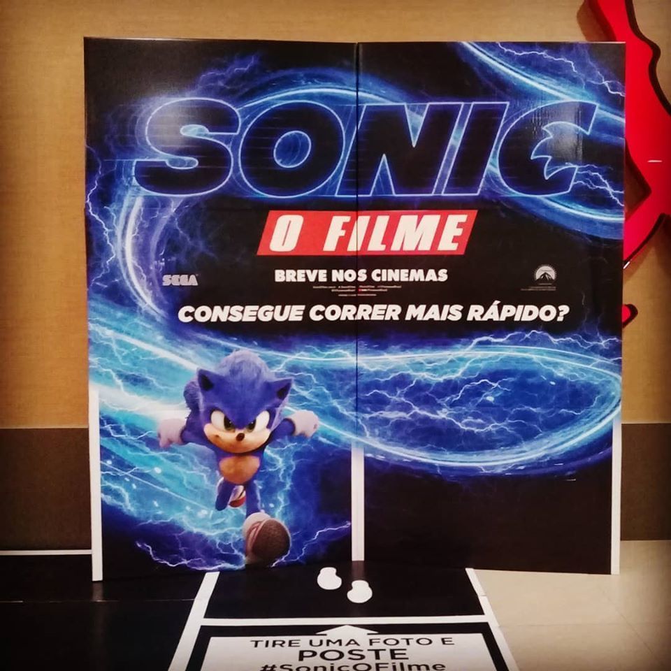 Propaganda Sonic O Filme - São Paulo - 2020