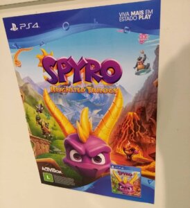 Propaganda Spyro Reignited Trilogy - Saraiva - 2018