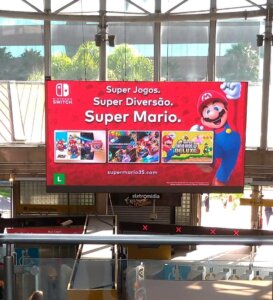 Propaganda Super Mario 35 - Metrô de São Paulo (@ramonzhera) - 2021