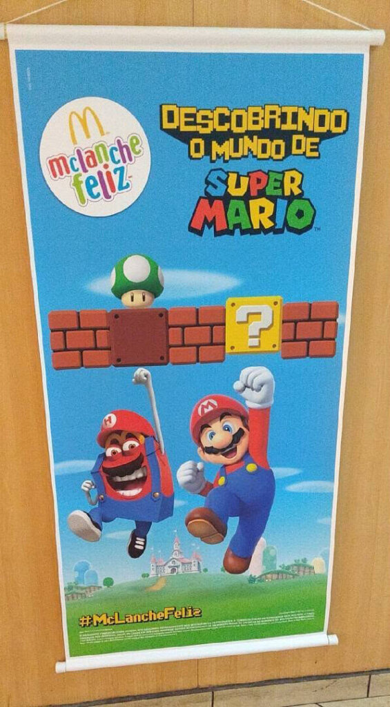 Propaganda Super Mario (McLanche Feliz) - McDonald's - 2017