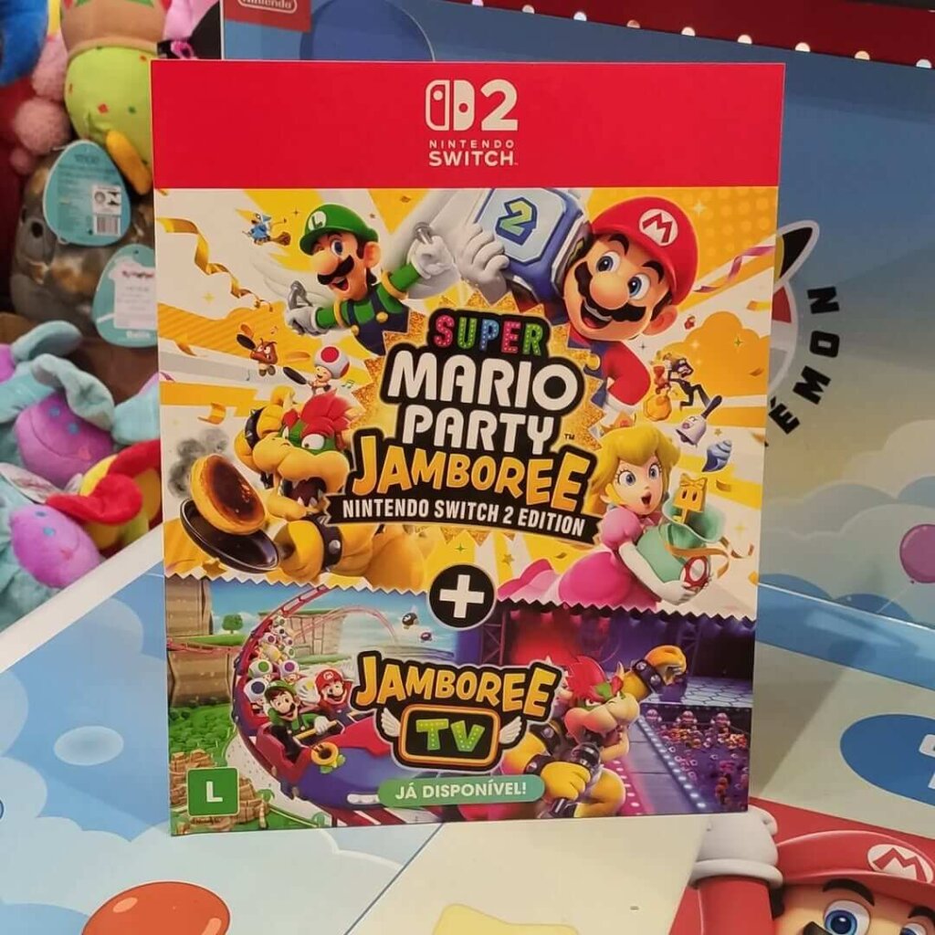 Propaganda Super Mario Party Jamboree - São Paulo - 2024