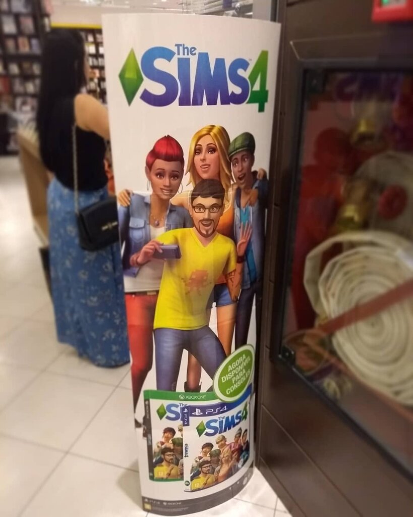 Propaganda The Sims 4 - Saraiva - 2017