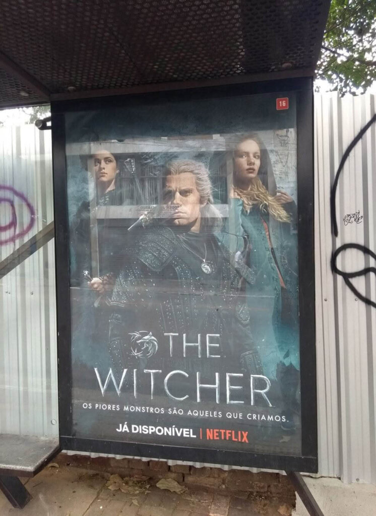 Propaganda The Witcher - São Paulo - 2020