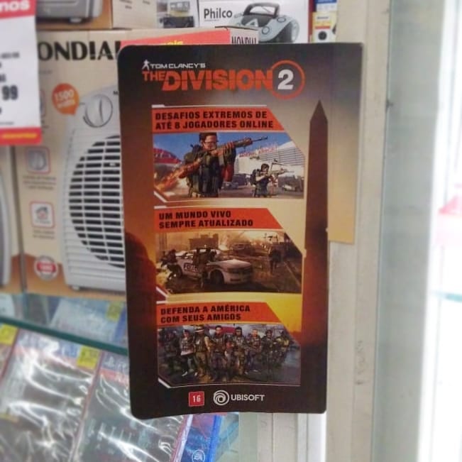 Propaganda Tom Clancy's The Division 2 - Lojas Americanas - 2019