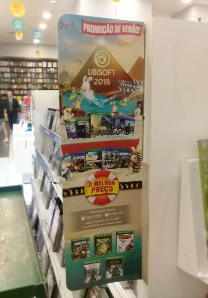 Propaganda Ubisoft 2018 - São Paulo - 2018