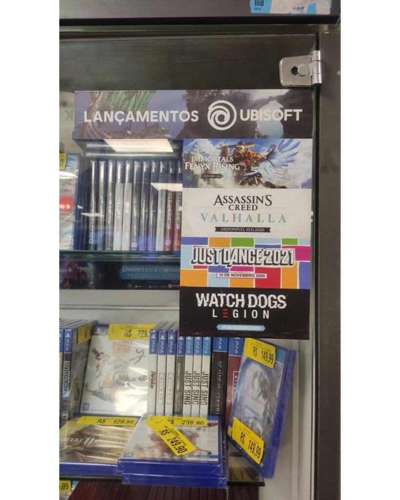 Propaganda Ubisoft - Americanas - 2020