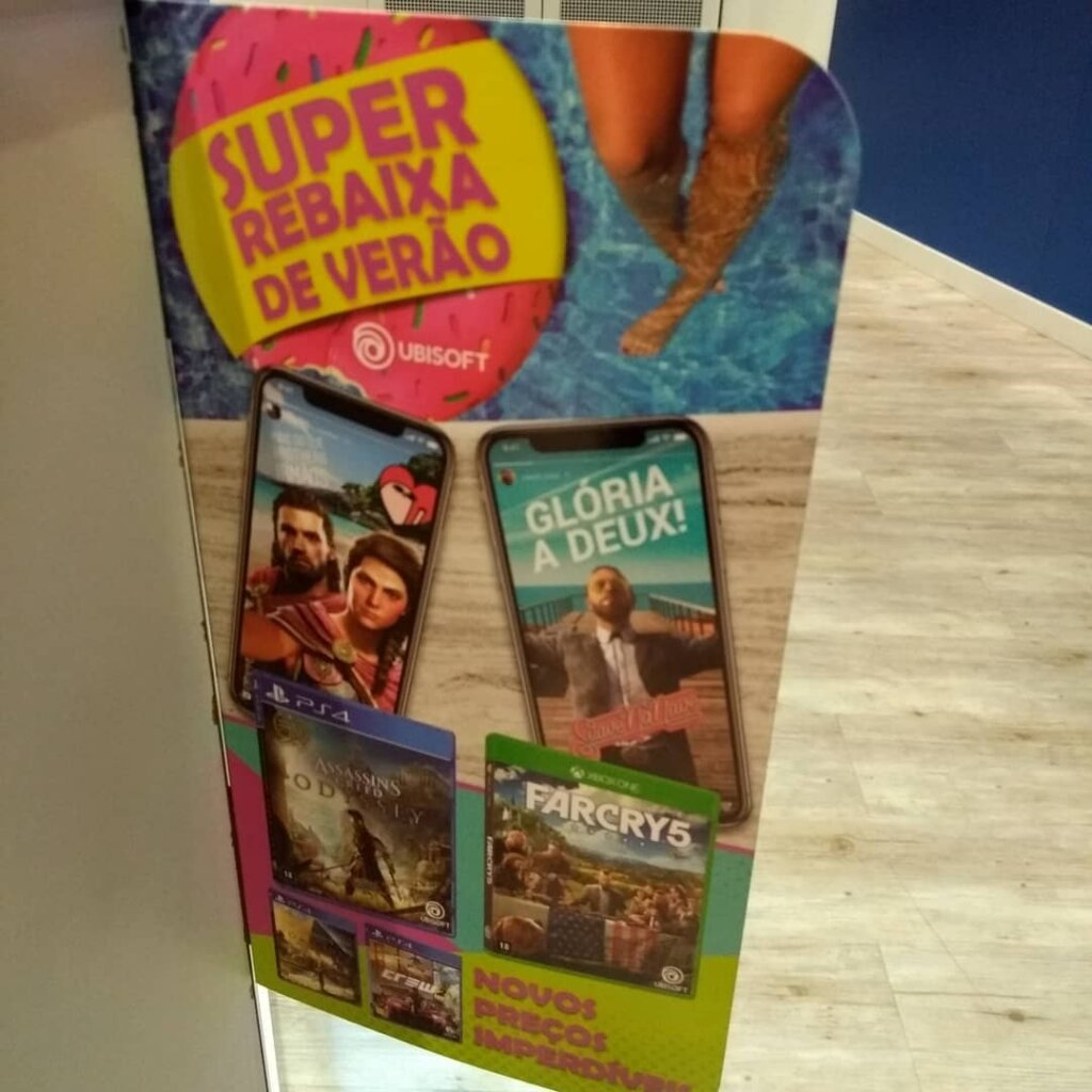 Propaganda Ubisoft (Super Rebaixa de Verão) - Saraiva - 2019