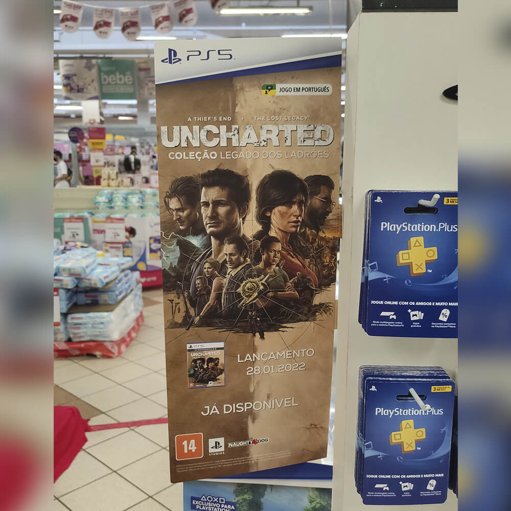 Propaganda Uncharted Coleção Legado dos Ladrões - Americanas - 2022 (2)