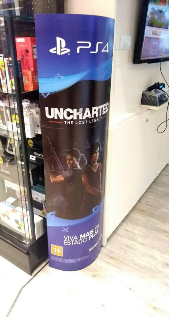 Propaganda Uncharted The Lost Legacy - Saraiva - 2017