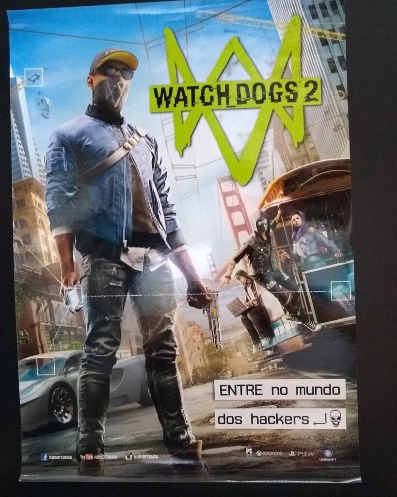 Propaganda Watch Dogs 2 - Santa Ifigênia - 2017
