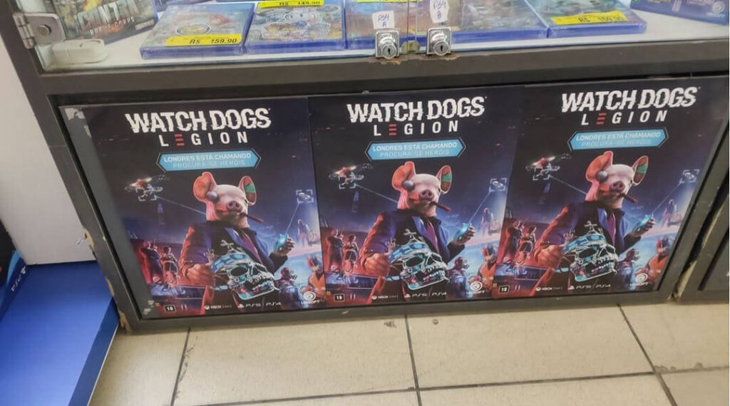 Propaganda Watch Dogs Legion - Americanas - 2020